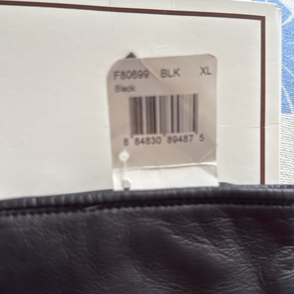 Coach Black Leather Men's Gloves - Picture 3 of 7